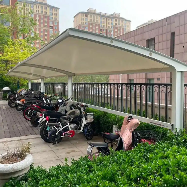 始兴县膜结构电动车棚